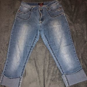 Angels Jeans Capris Size 14